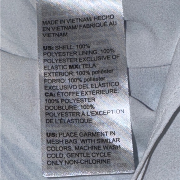 NEW Chico's $149 Chiffon Bell Sleeve Dress 1 blue and white seashells 6 smocked - Picture 11 of 11